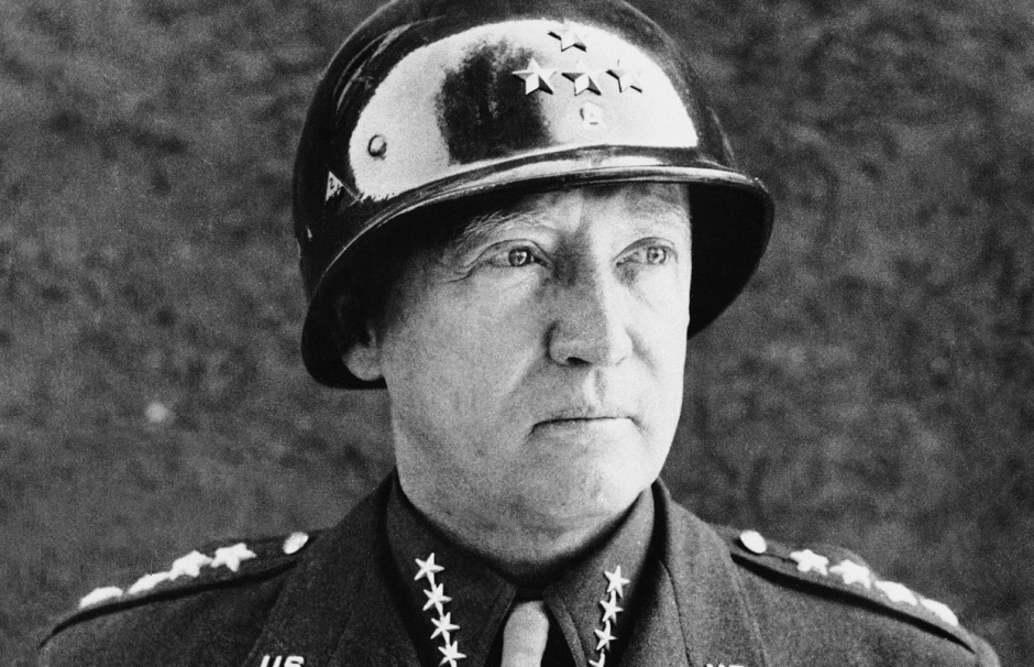 Patton, the chrome helmeted nutter the Germans expected to be leading the ground forces during D-Day.